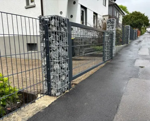 Gabionen und Steinzäune in Leverkusen - fachgerechte Ausführung vor Ort